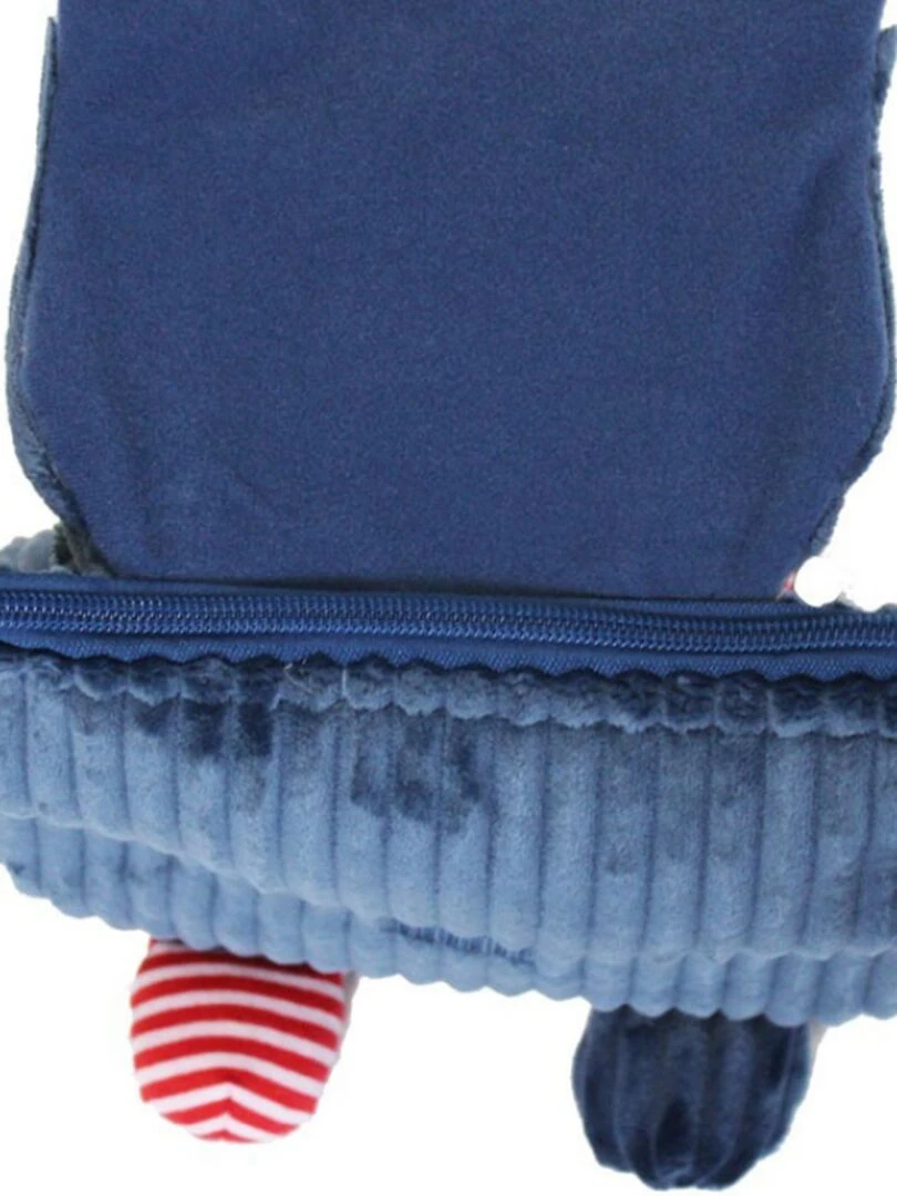Sac à dos bébé peluche Hippipos l'hippopotame   Bleu