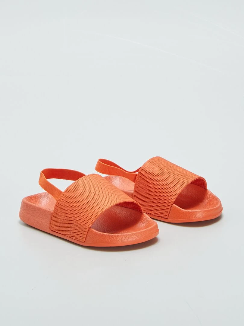 Mules de plage Orange