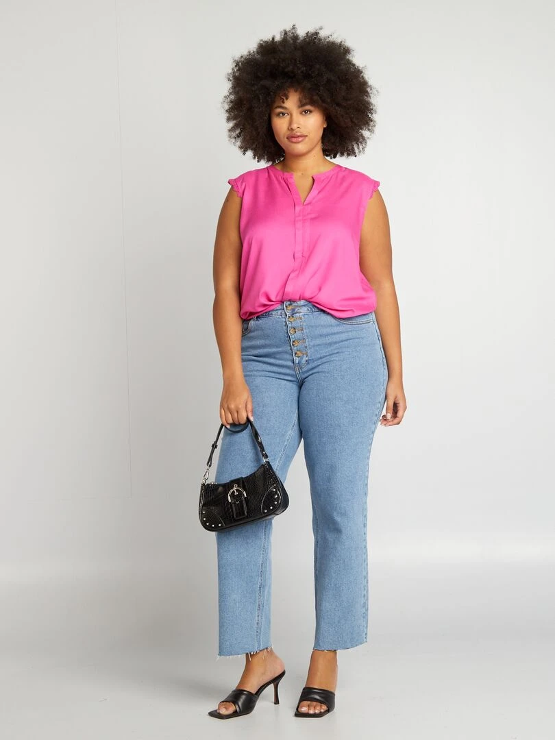 Blouse sans manches unie 'Only' Rose