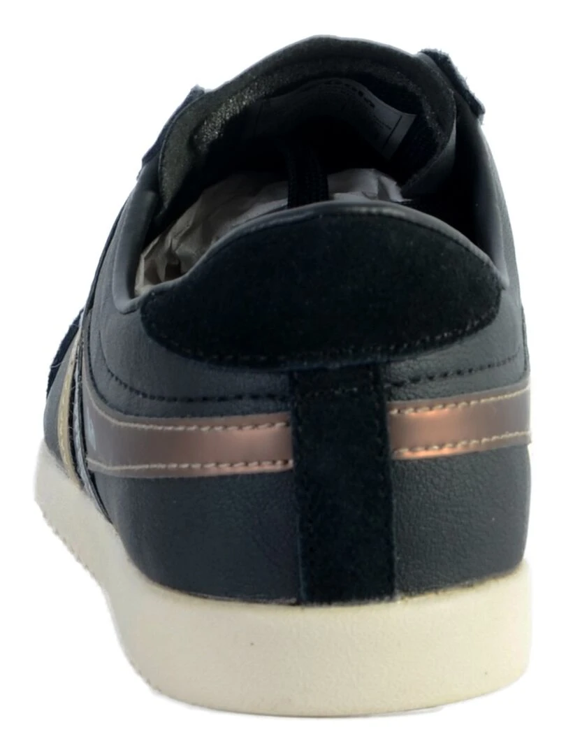 Basket Cuir Gola Bullet Trident   Noir