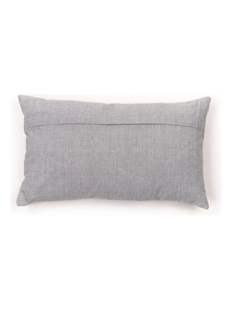 Coussin déhoussable avec broderie 'CHARME' 'TODAY'   Gris clair
