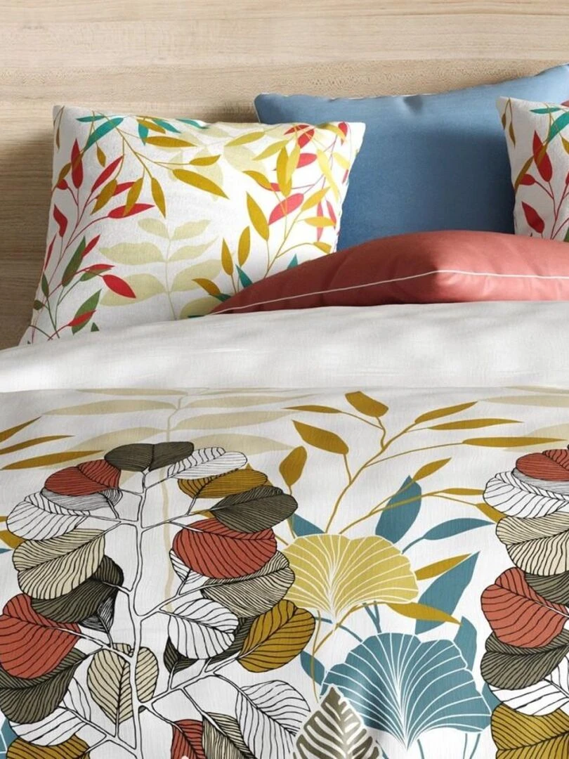 Housse de couette  Telia + taie(s) 100% coton 57 fils   Blanc