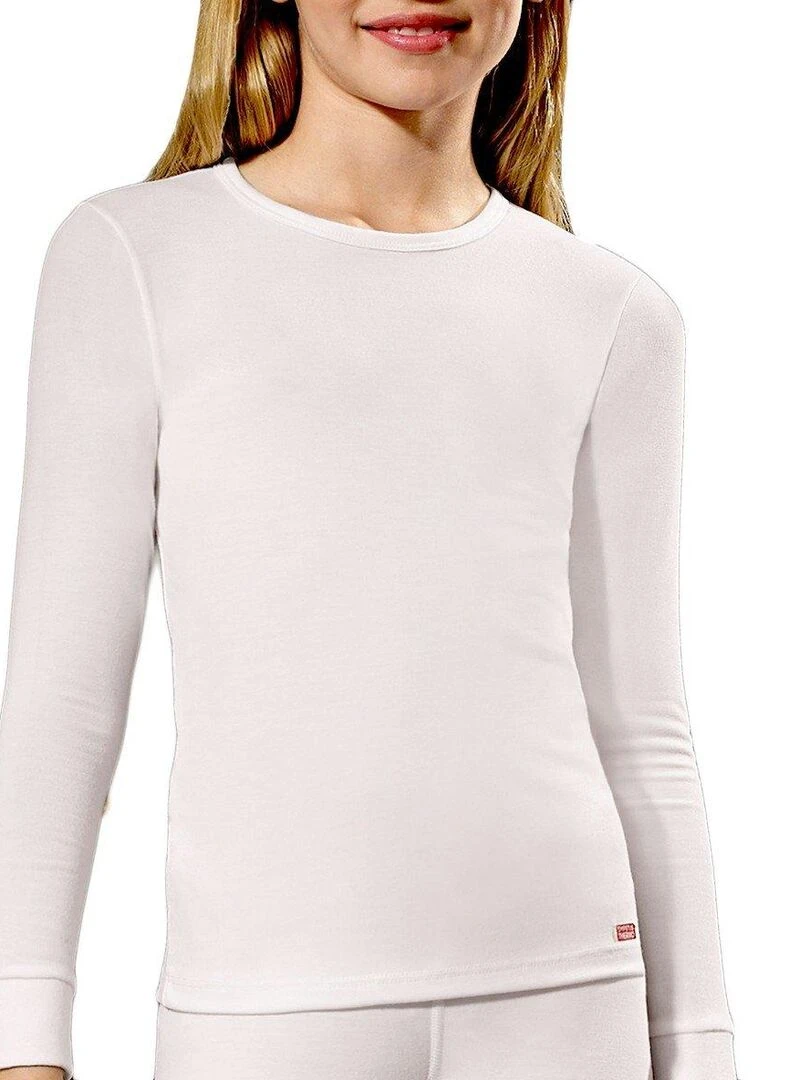 Tricot de peau manches longues Thermo Blanc