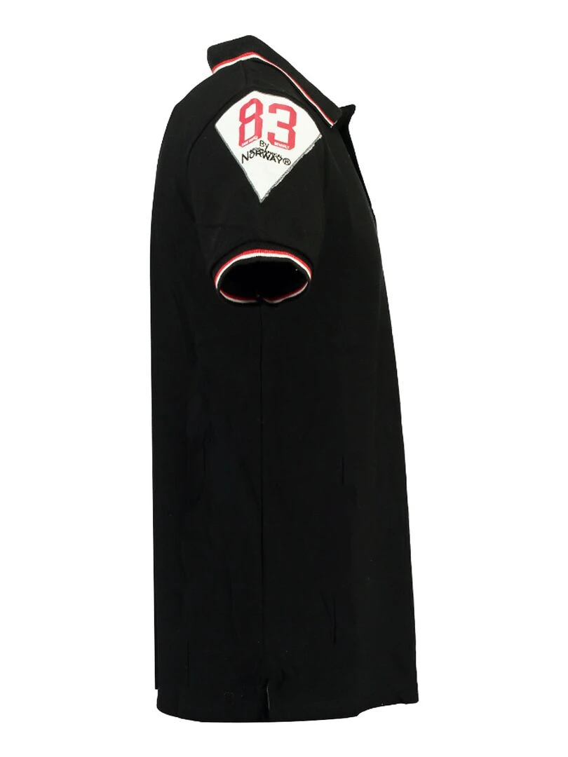 Polos 'Geographical Norway' 'Kollobriere Ss Men'   Noir