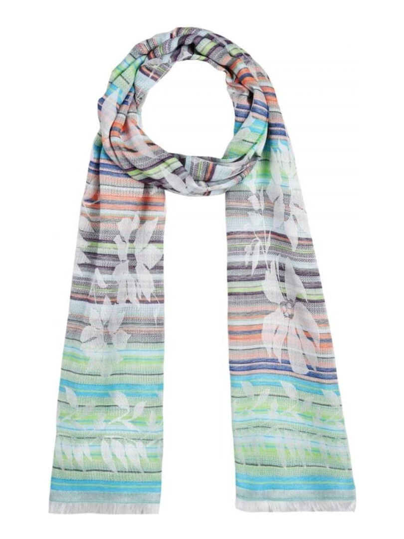 Echarpe légère Morgon   Fabriqué en France   Vert