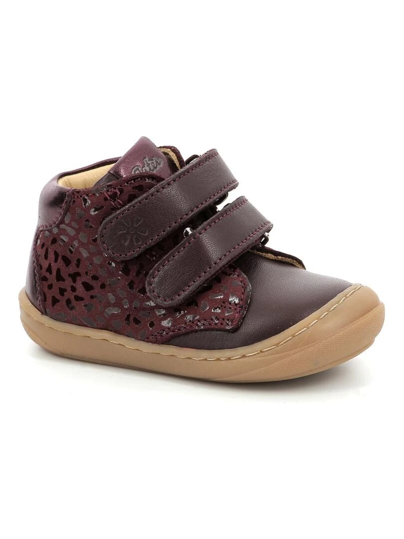 Bottillons Cuir Chyo Bordeaux