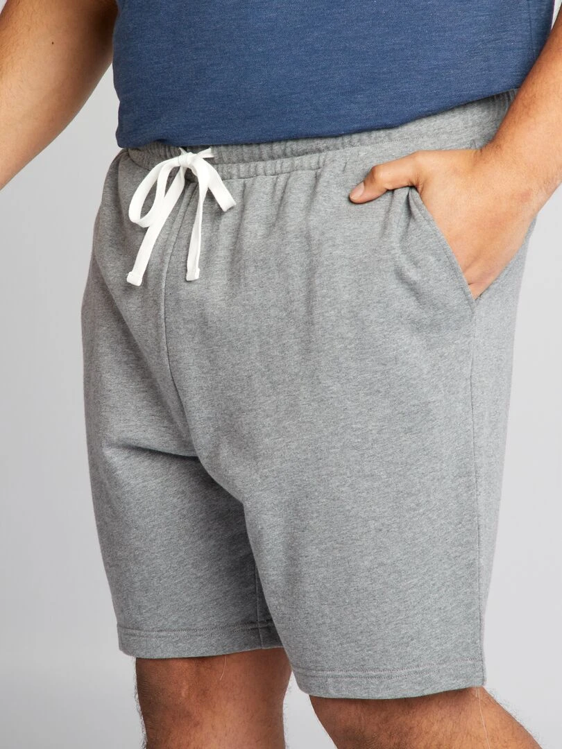 Short en molleton   Gris