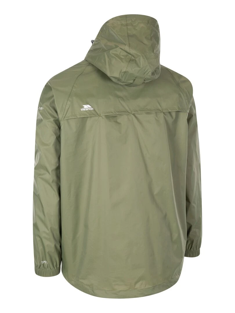 Trespass Veste imperméable QIKPAC Kaki