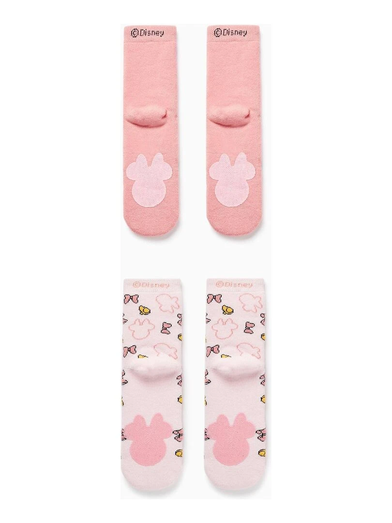 Pack 2 Paires de Chaussettes Épaisses Antidérapantes pour Fille 'Minnie' MINNIE Multicolore