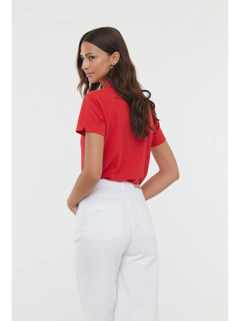 Lee Cooper   Polo manches courtes coton  BAELLE   Rouge