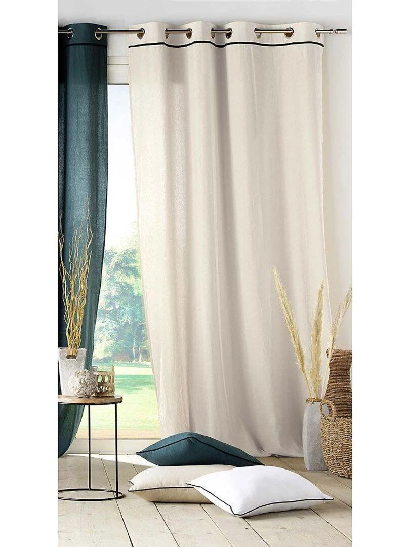 Rideau Linette Blanc cassé