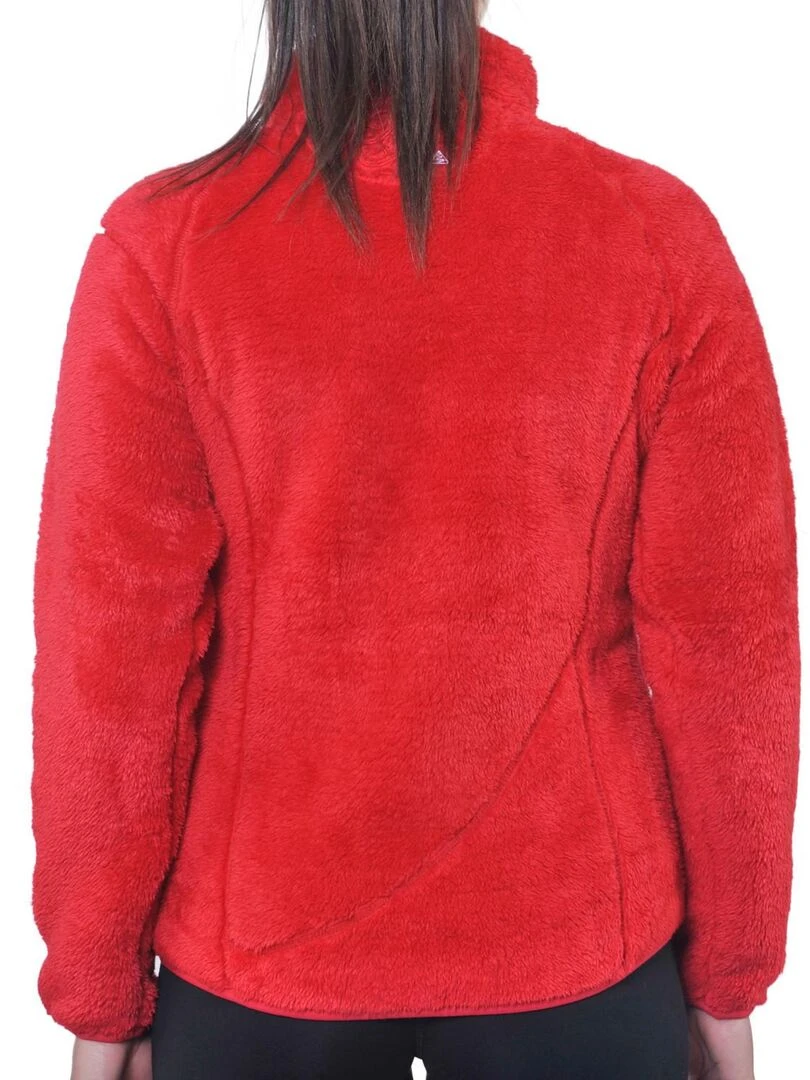 Blouson polaire femme ARIANE Rouge