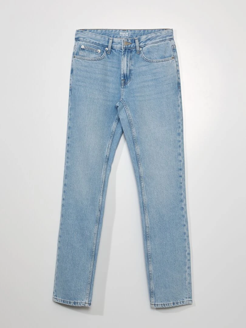 Jean droit L34 Triple stone