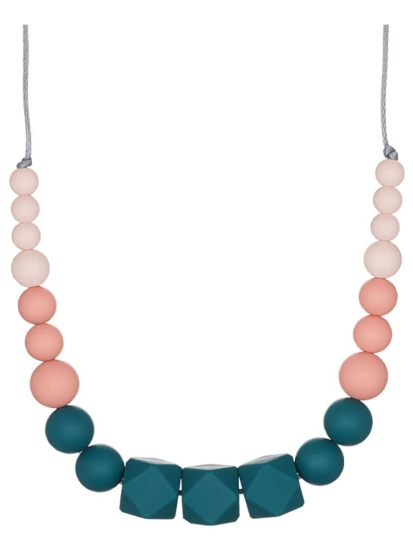 Collier d'allaitement Solène Nude Bleu Rose