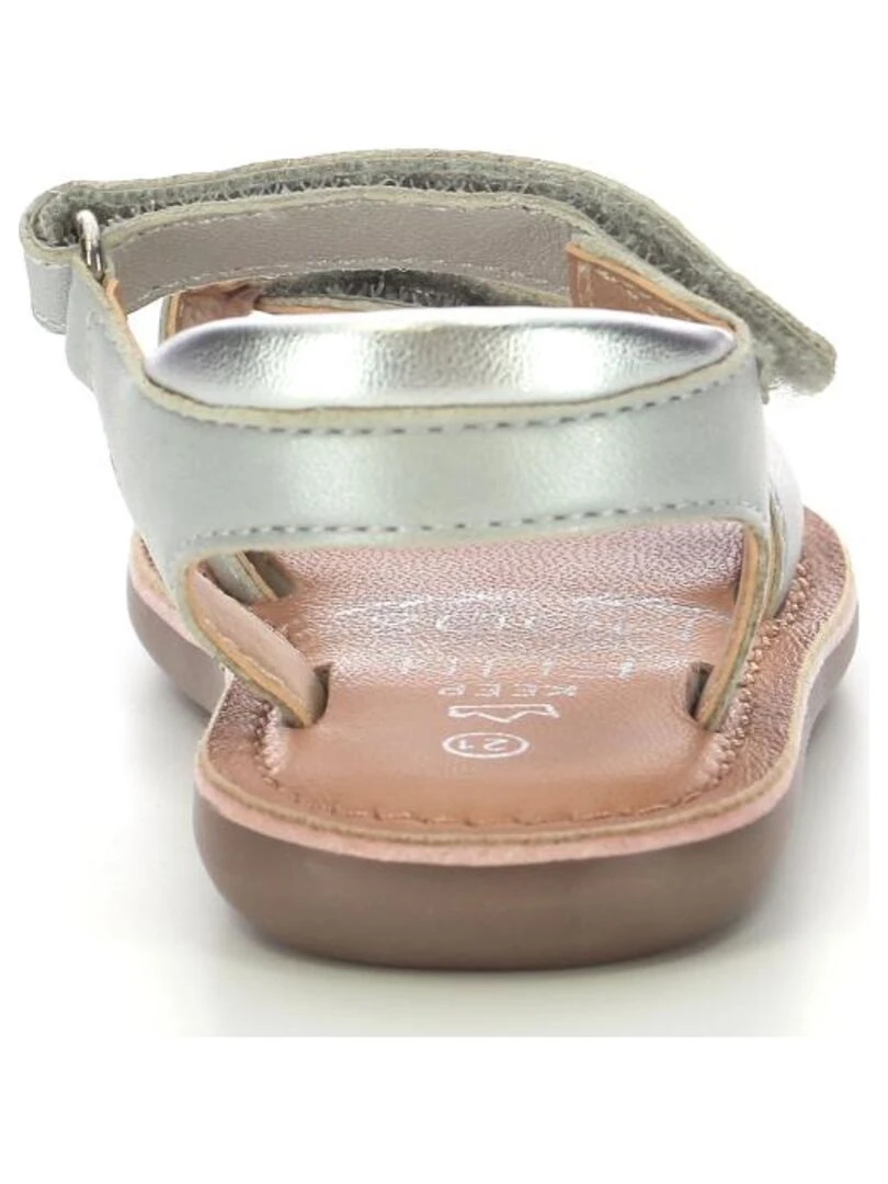 Sandales Cuir Cloonie   Argent