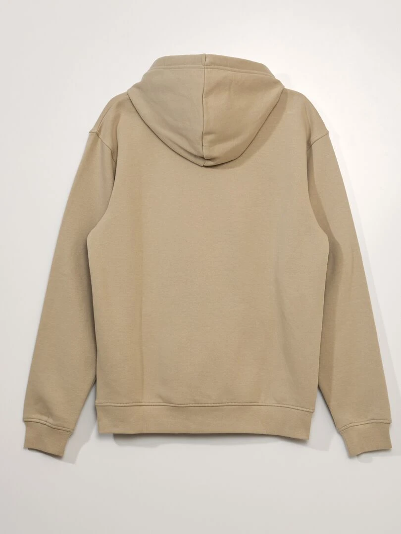 Short à rayures en lin mélangé   Beige