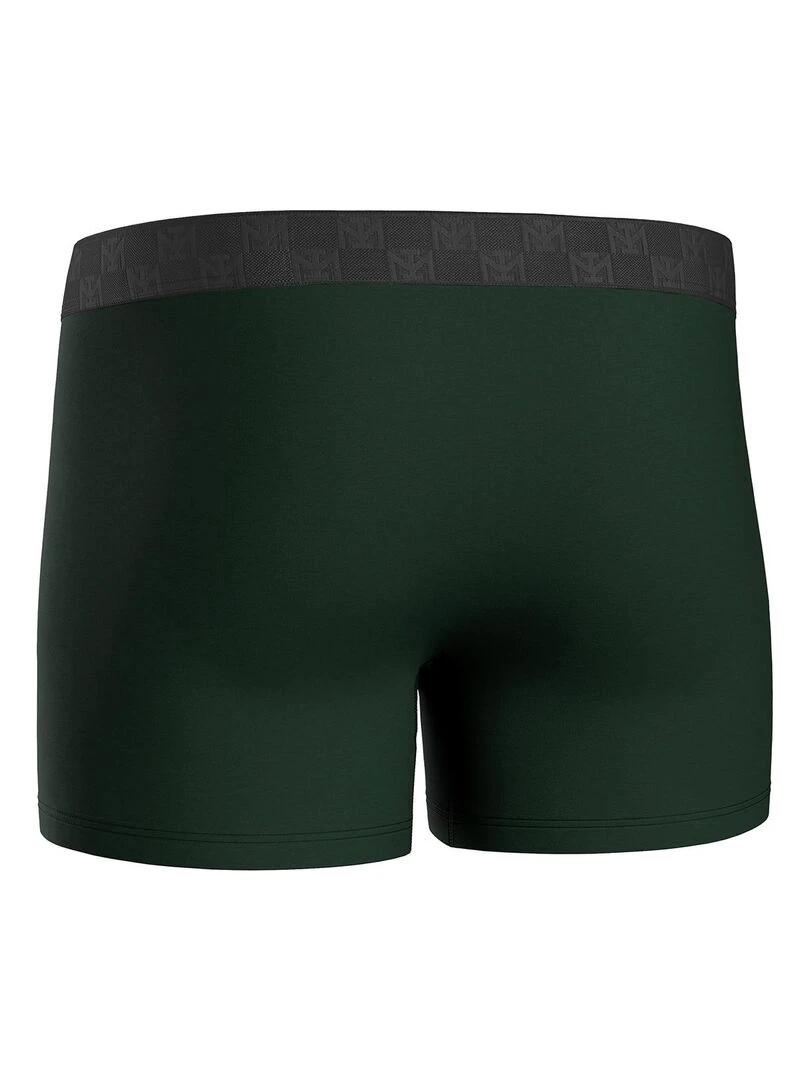 Pack de 3 boxers en coton bio   Marron