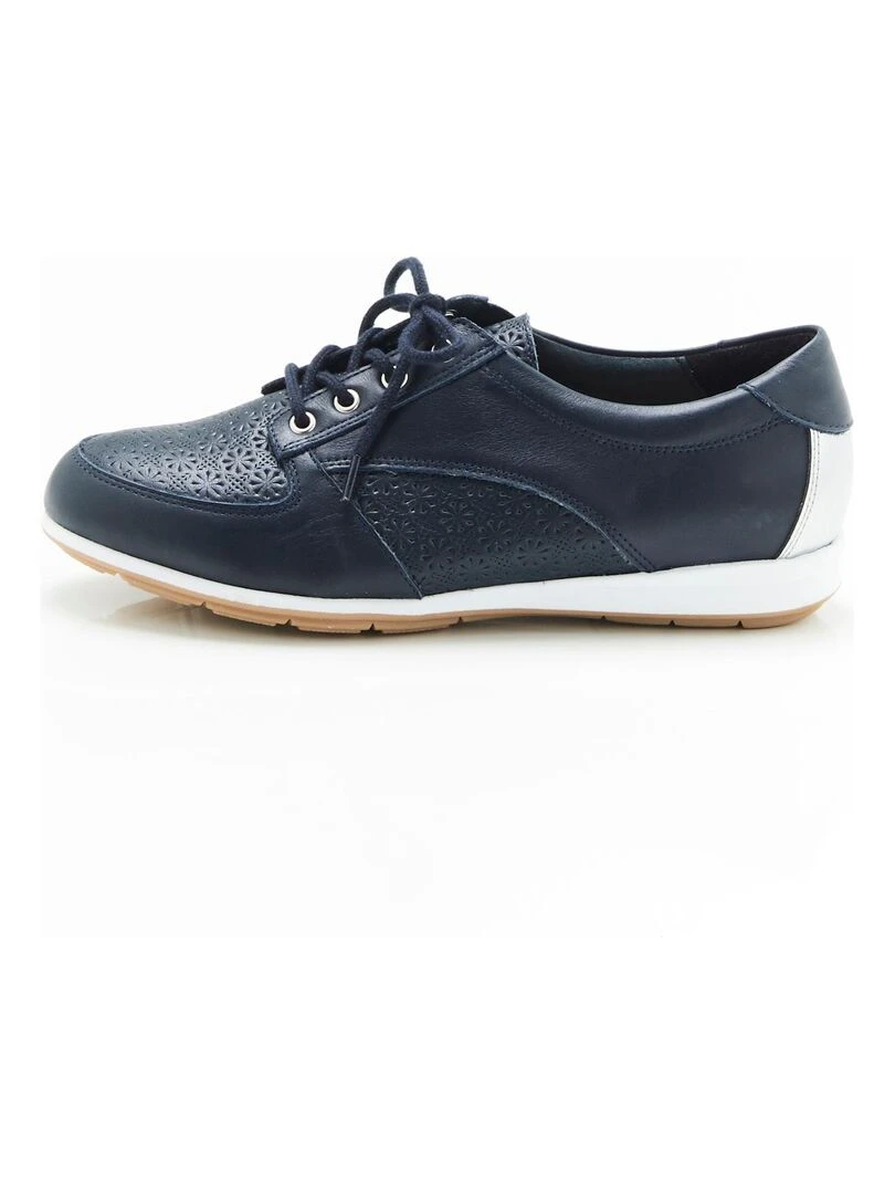 Derbies irisés à lacets Climatyl   Damart   Bleu marine