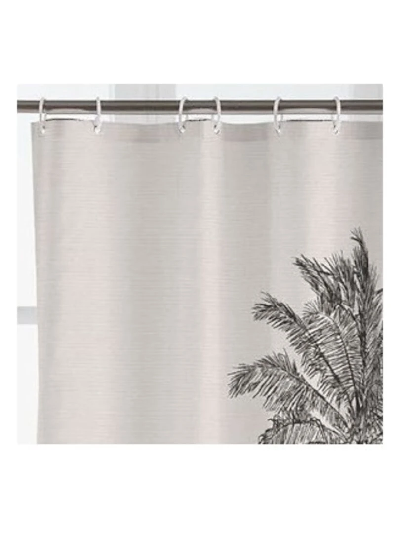Rideau de douche 180x200 Cocoty Blanc