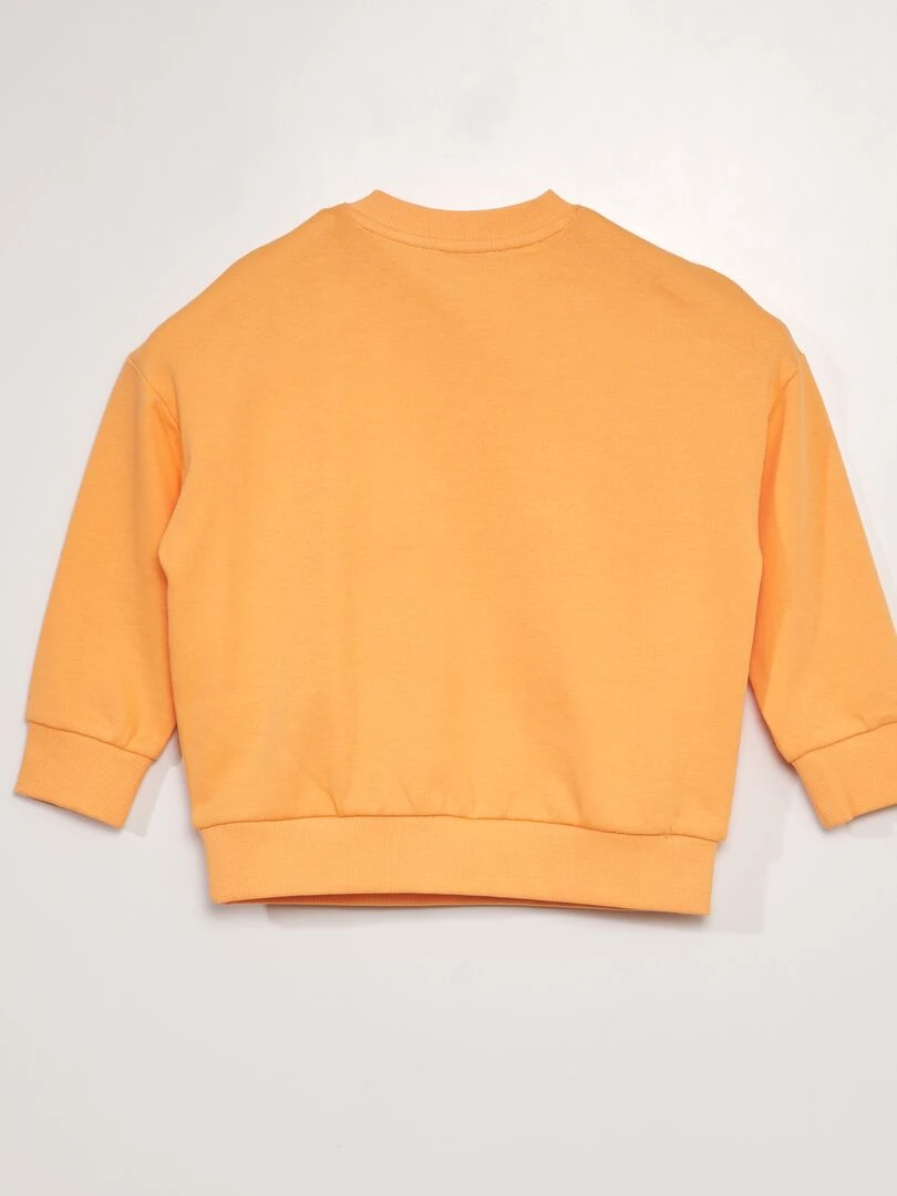 Sweat en french terry   So Easy   Orange