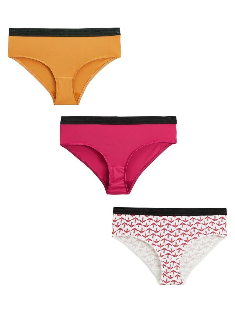 Lot de 3 culottes fille Sybel Multicolore