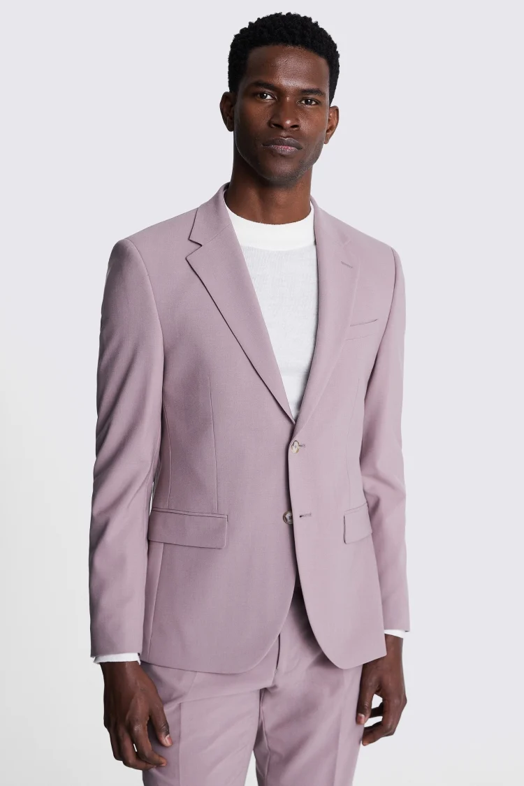 DKNY Slim Fit Dusty Pink Jacket Buy Online at Moss