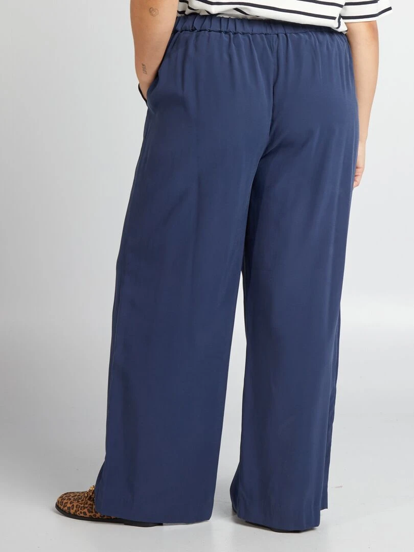 Pantalon tailleur droit   Bleu