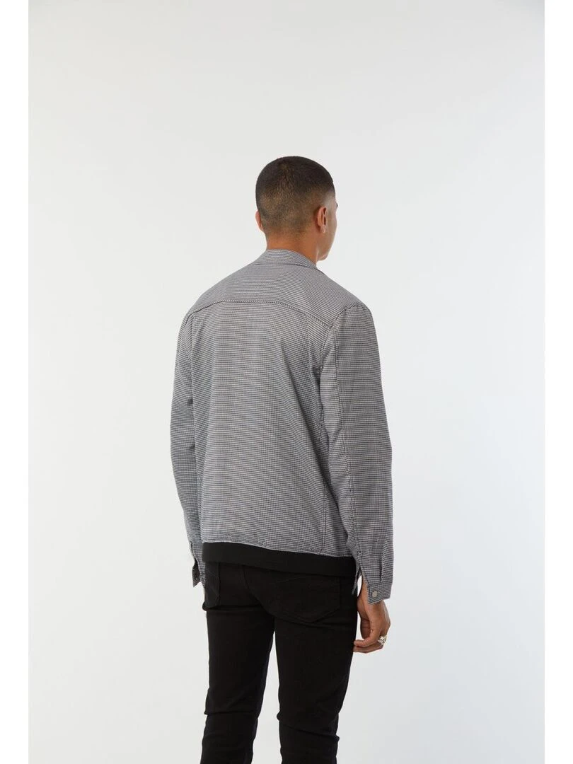 Lee Cooper Veste manches longues coton regular FRUTO Blanc Noir
