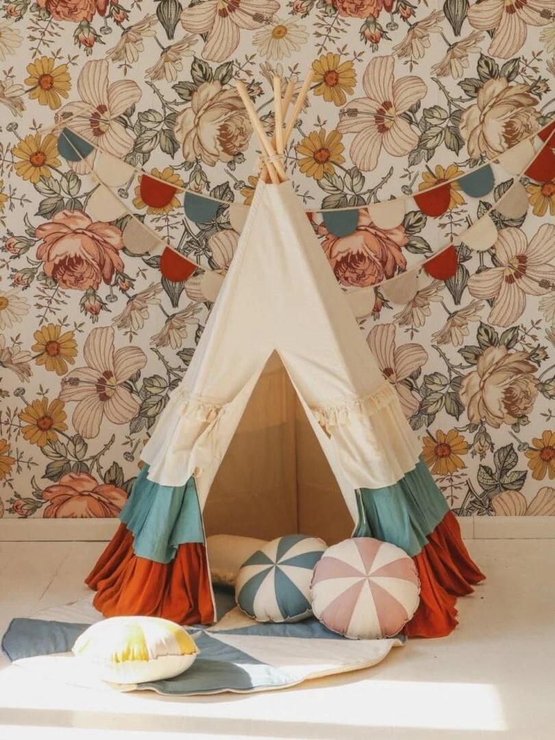 Tente Tipi Cirque avec volants   Moi Mili   N/A