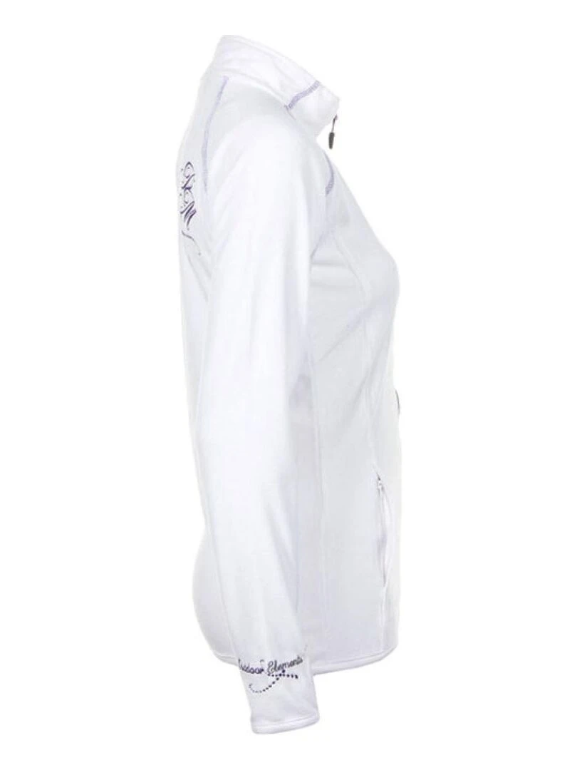 Blouson polaire fille FAFONE   PEAK MOUNTAIN   Blanc