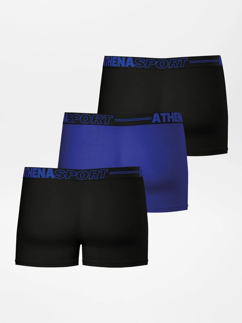 Lot de 3 boxers 'Athena'   NOIR