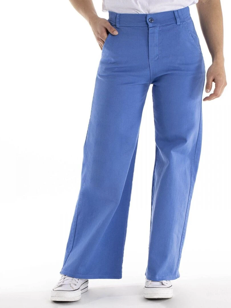 Pantalon PARIS Gérard Pasquier Bleu ciel