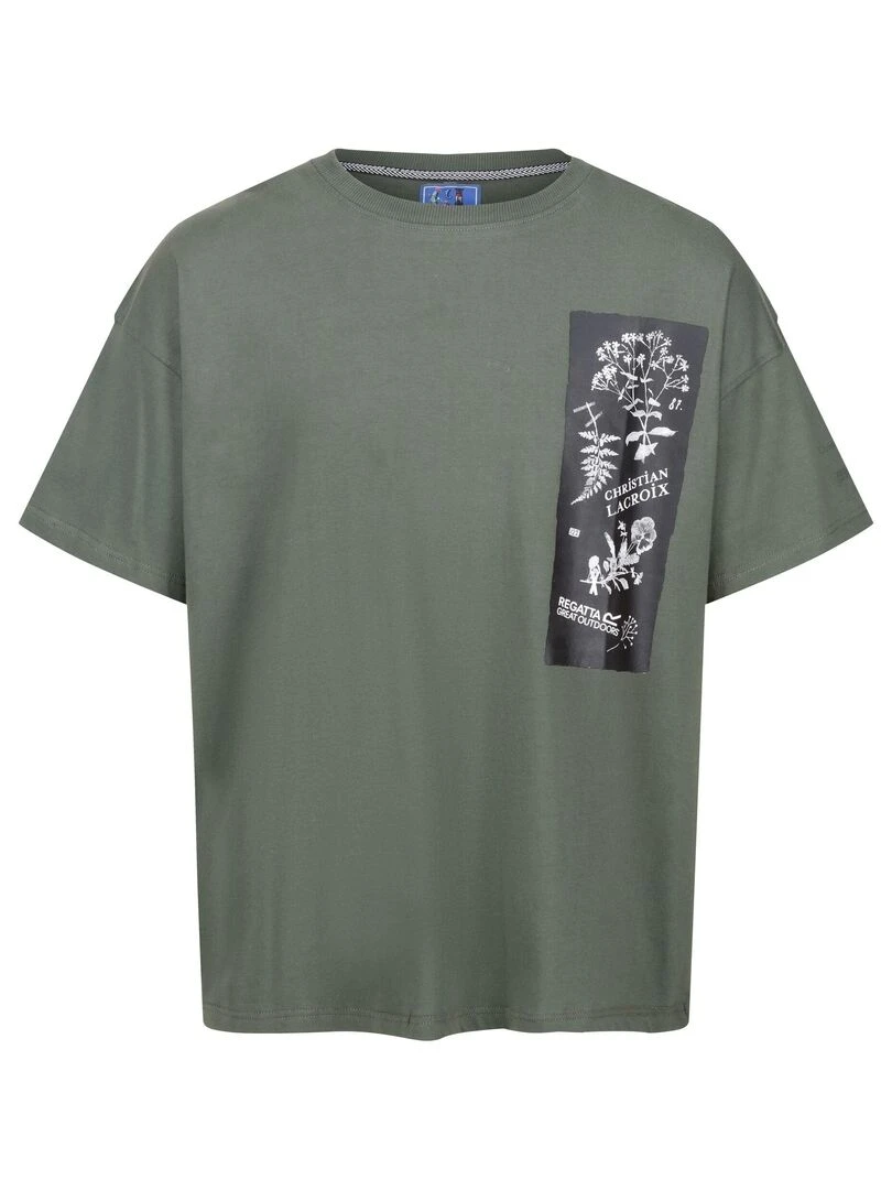 Regatta T shirt CHRISTIAN LACROIX ARAMON Vert kaki