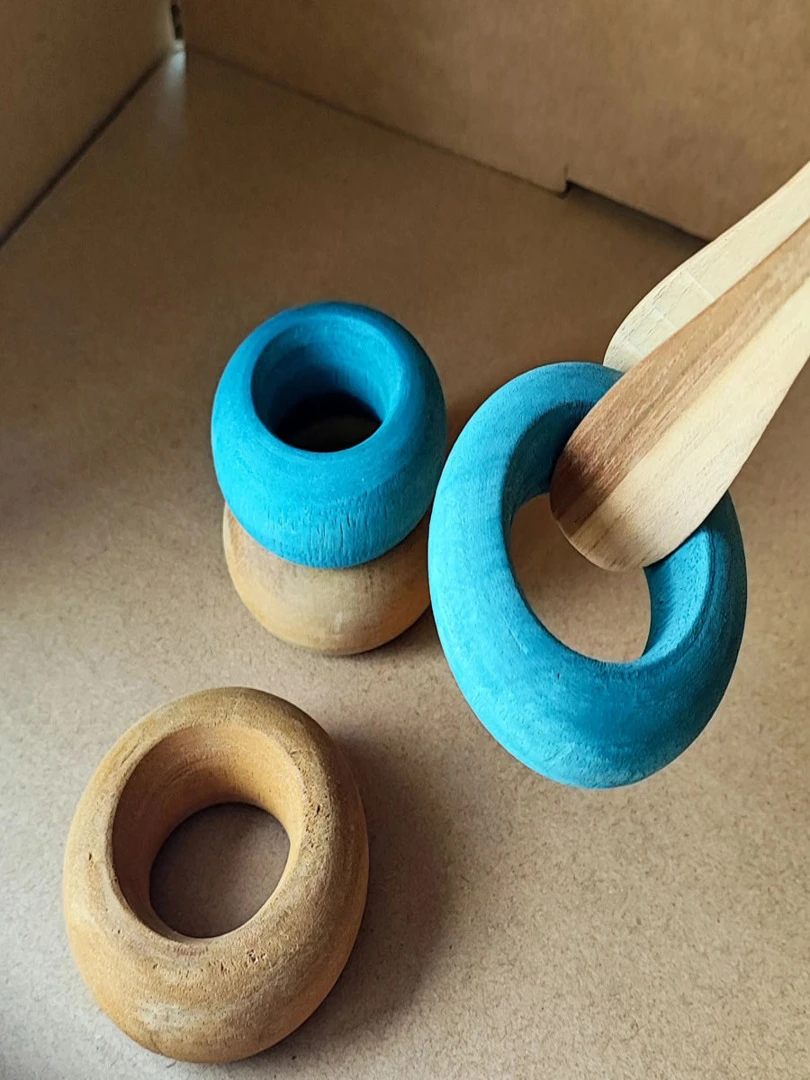 Paire De Pinces En Bois Set De 4 Papoose Toys N/A