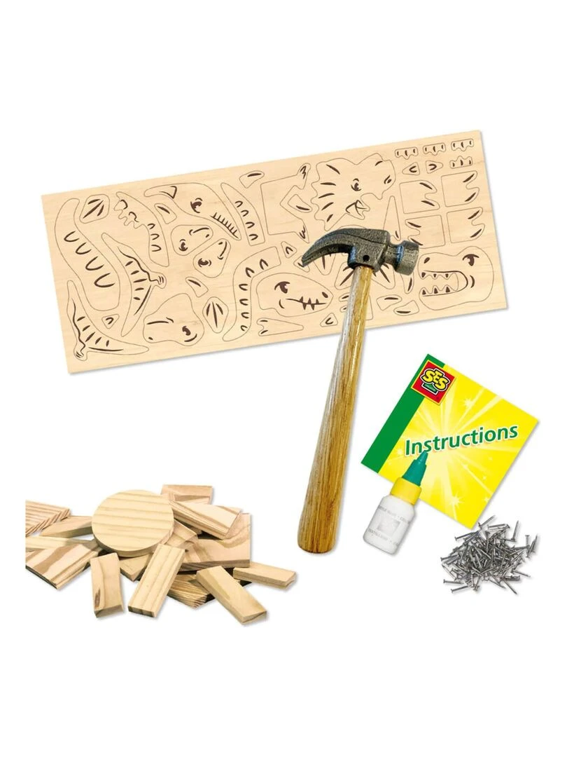 Kit de menuiserie : Dinosaures   N/A