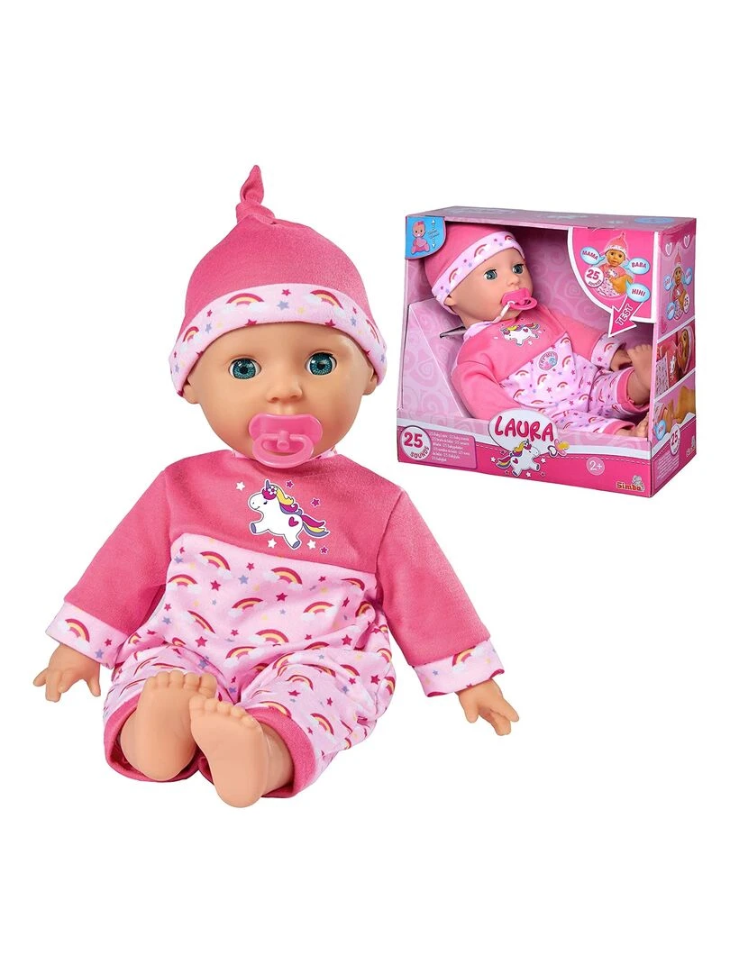 Laura chatouille moi bébé 38cm   N/A