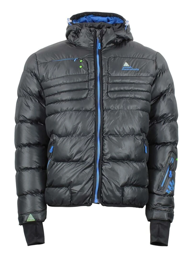 Doudoune de ski homme CAPTI PEAK MOUNTAIN Noir Noir