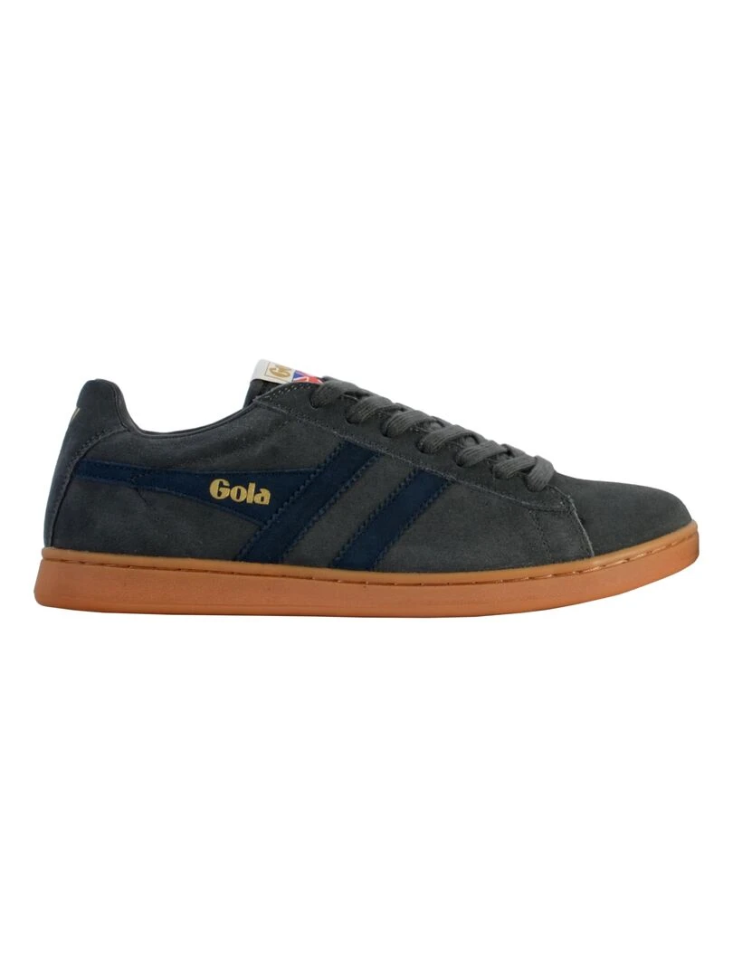 Basket à lacet Gola Equipe Suede Gris