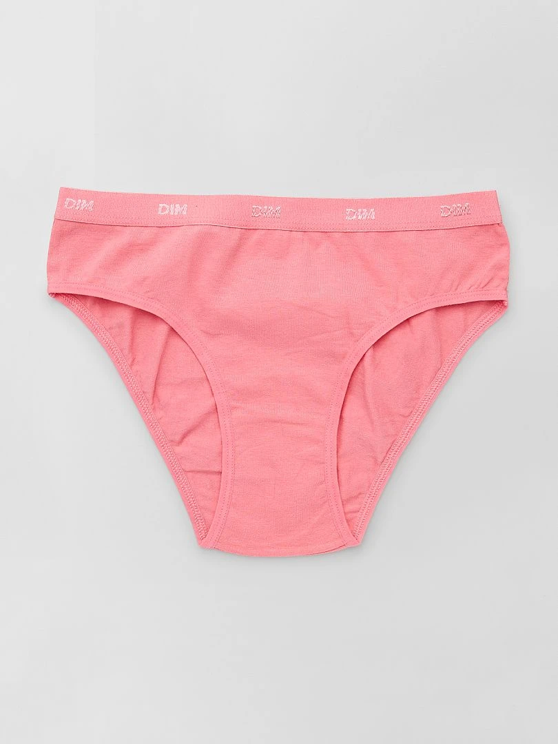 Lot de 3 culottes 'Les Pockets' 'DIM'   rose