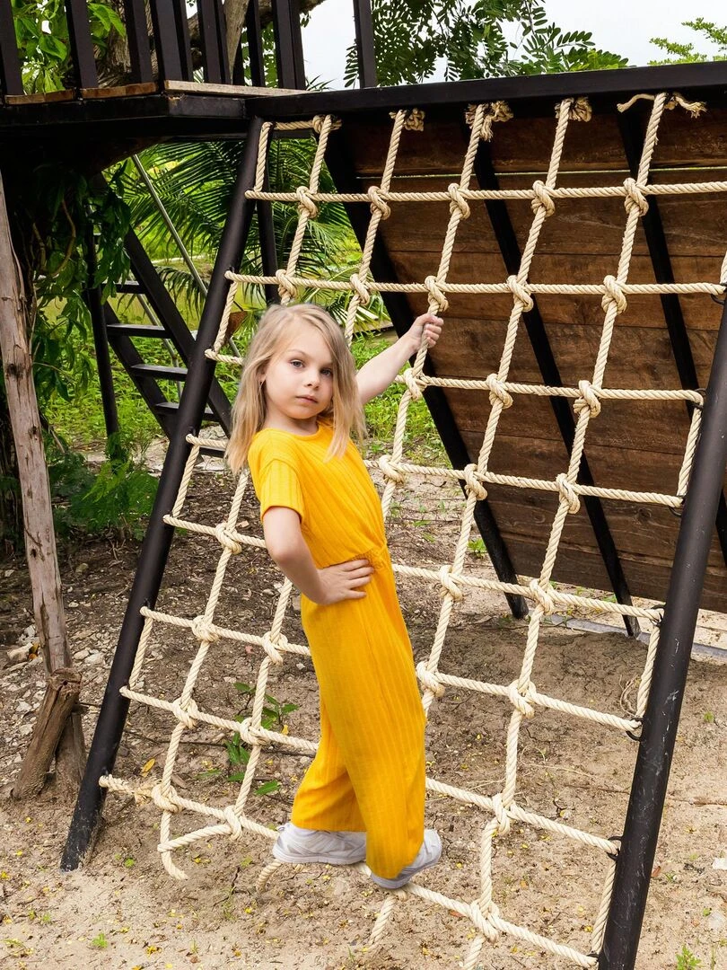 Filet d'escalade enfant PE dim. 1 5L x 2H m   Beige