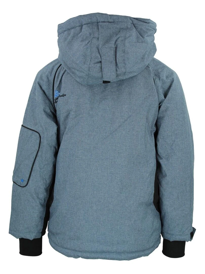 Blouson de ski garçon ECAMATE PEAK MOUNTAIN Bleu