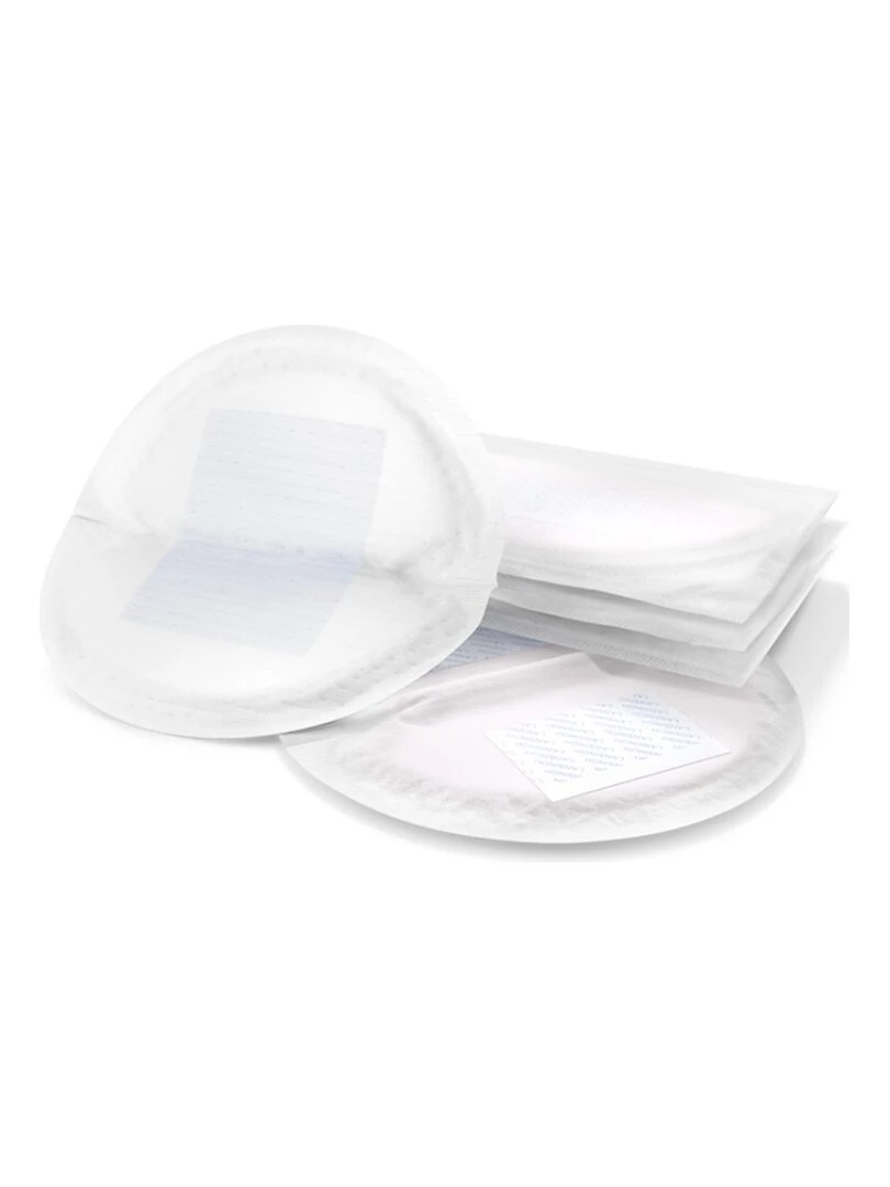 Lot de 60 coussinets d'allaitement jetables Blanc