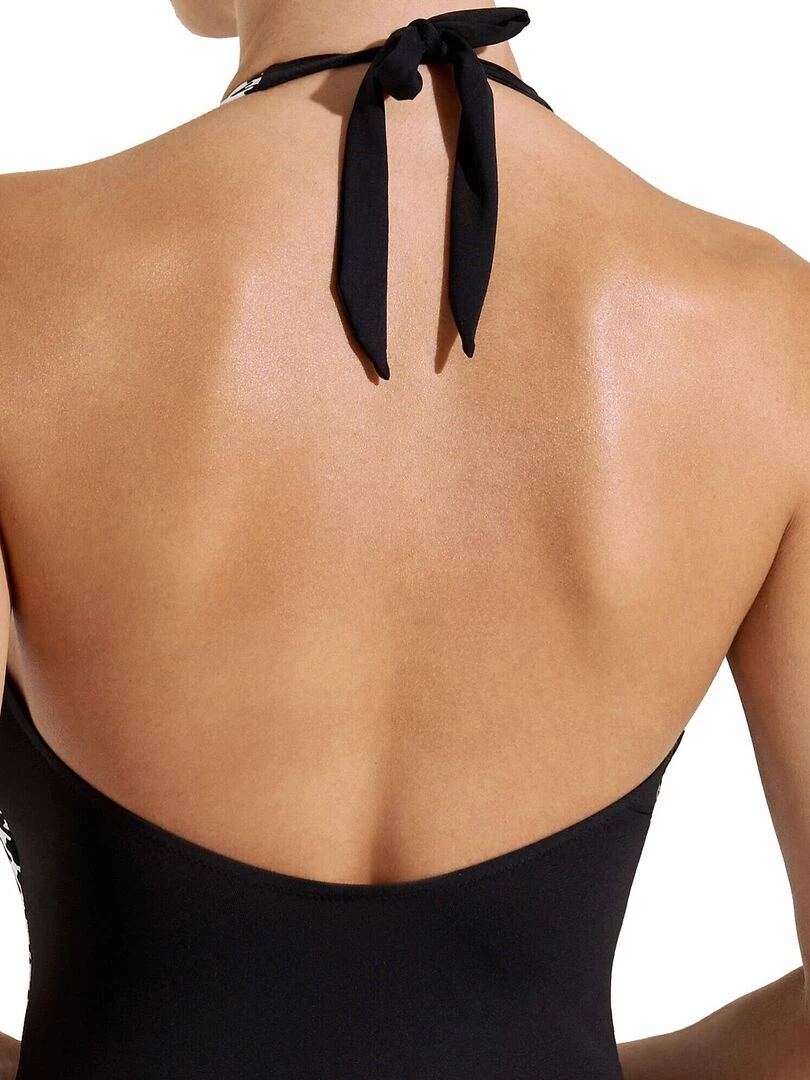 Maillot de bain une pièce dos nu sans armatures Quito   Noir