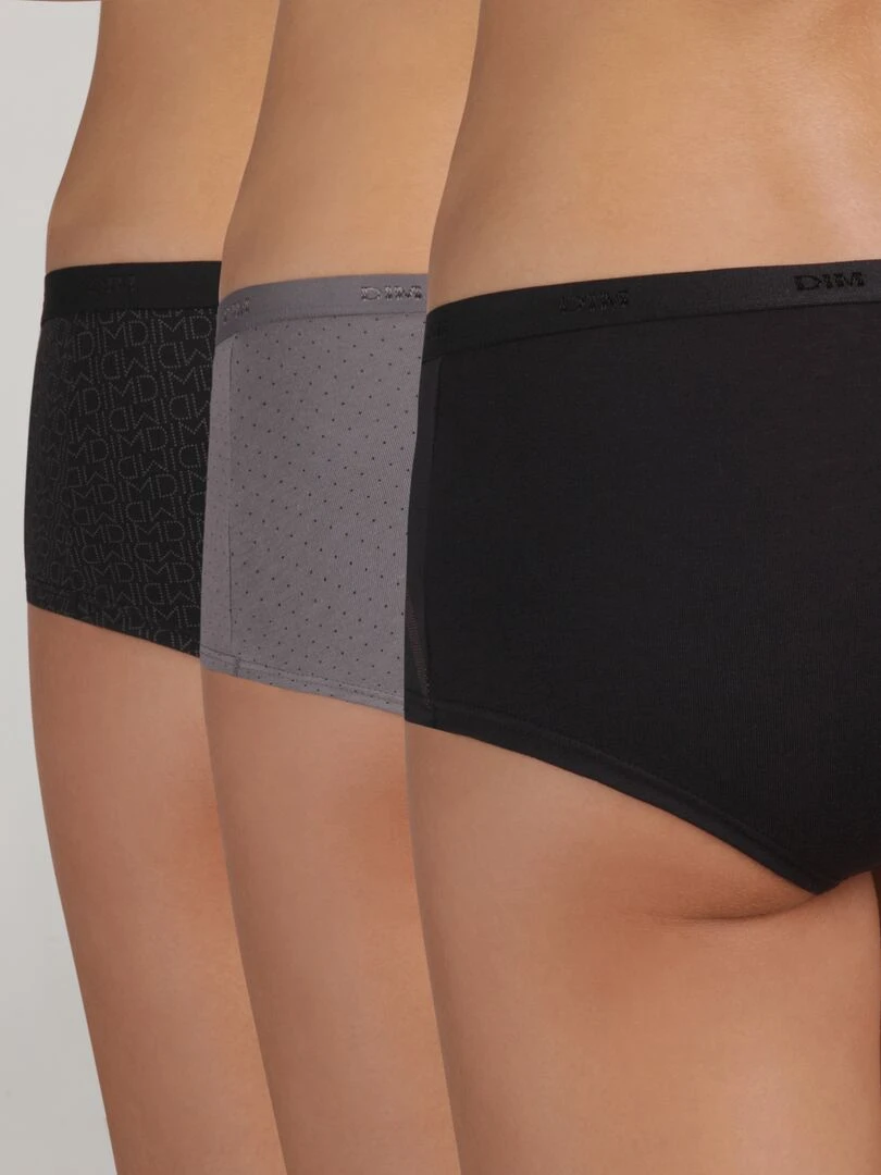 Lot de 3 shorties Les Pockets de 'DIM' logo