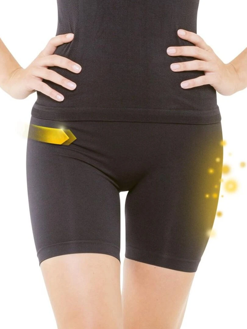 Shorty affinant jour/nuit noir LIPO ACTIF Noir