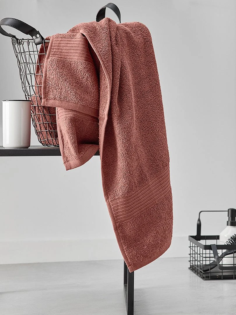 Maxi drap de bain 90 x 150 cm terracotta