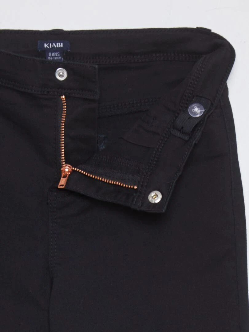 Jean stretch   Coupe + confortable   noir