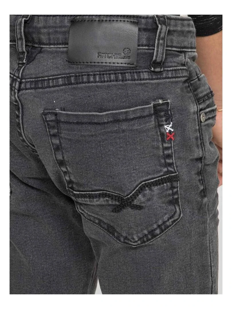 Jean coupe slim SOLIVOU J   Noir