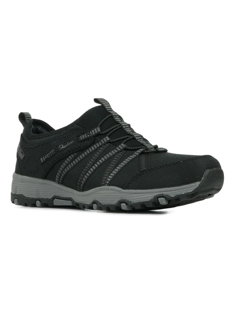 Baskets Skechers Seager Hiker Creek Vibes Noir Gris