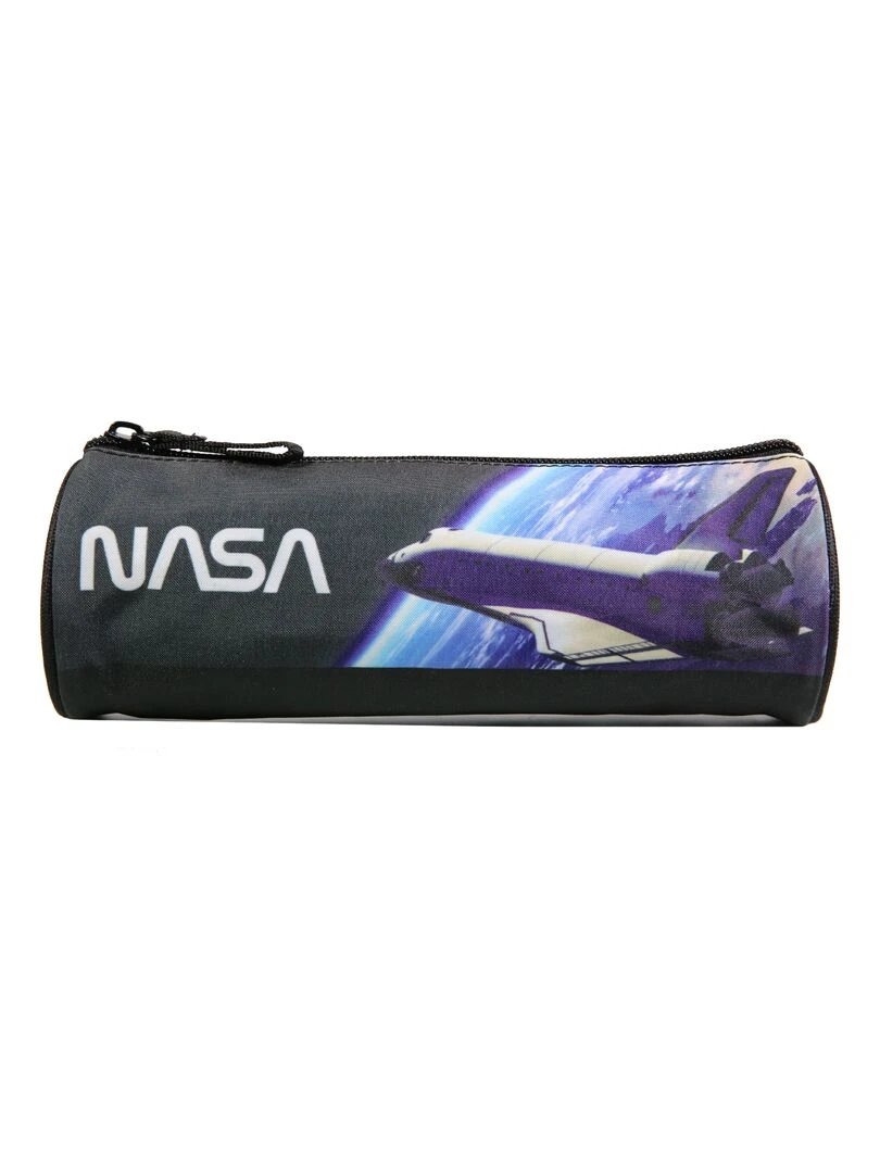 BAGTROTTER Trousse scolaire ronde Nasa Noir Noir